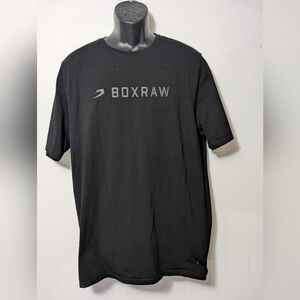 Men's BoxRaw A.B.C. Black Workout Activewear T-shirt Size XL